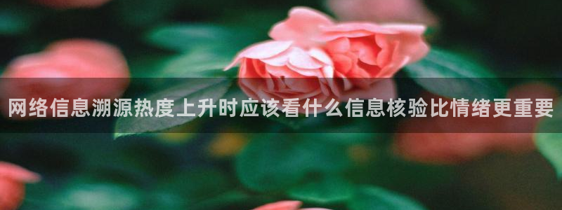 最新网曝黑料国产吃瓜：网络信息溯源热度上升时应该看什么信息核验比情绪更重要